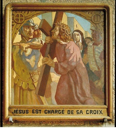 jesus-portant-la-croix de maurice denis
