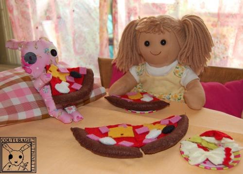 feutrine pizza facile farfalles loisirs creatifs