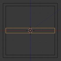 Dupliquer le cube puis écraser sa taille sur l'axe Z