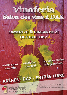 VINOFERIA salon du vin  dax 2012