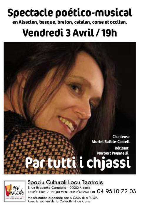 03 AVRIL - 19h - PAR TUTTI I CHJASSI