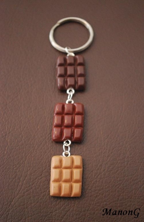 Porte-clefs chocolat