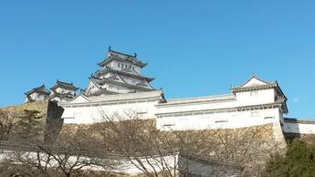 Japon, 21.03.17 - Le château du héron blanc sous la pluie