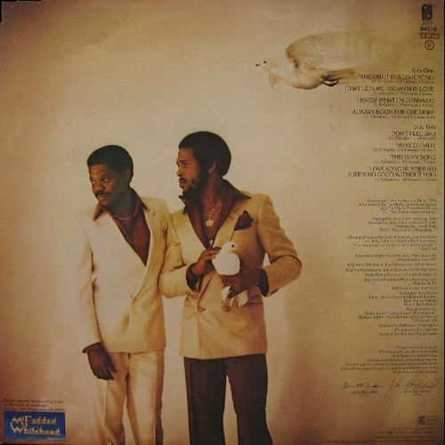 1980 : McFadden & Whitehead : Album " I Heard It In A Love Song " TSOP Records JZ 36773 [ US ]