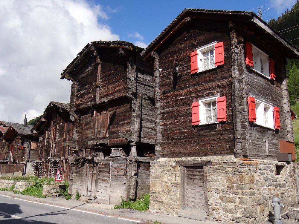 Oberwald, dans le canton du Valais en Suisse...