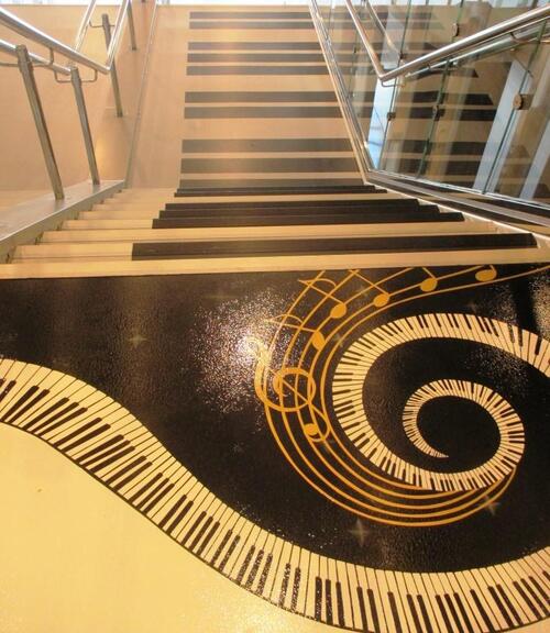Les escaliers "piano" 