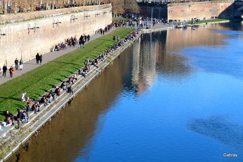 Toulouse : quais de Garonne ...