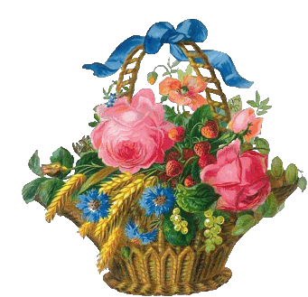 panier de roses