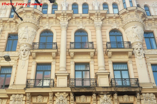 L'Art Nouveau dans la ville de Riga, en Lettonie !