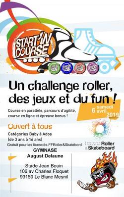 3e étape du challenge start'in course à Le Blanc Mesnil - samedi 6 avril 2019
