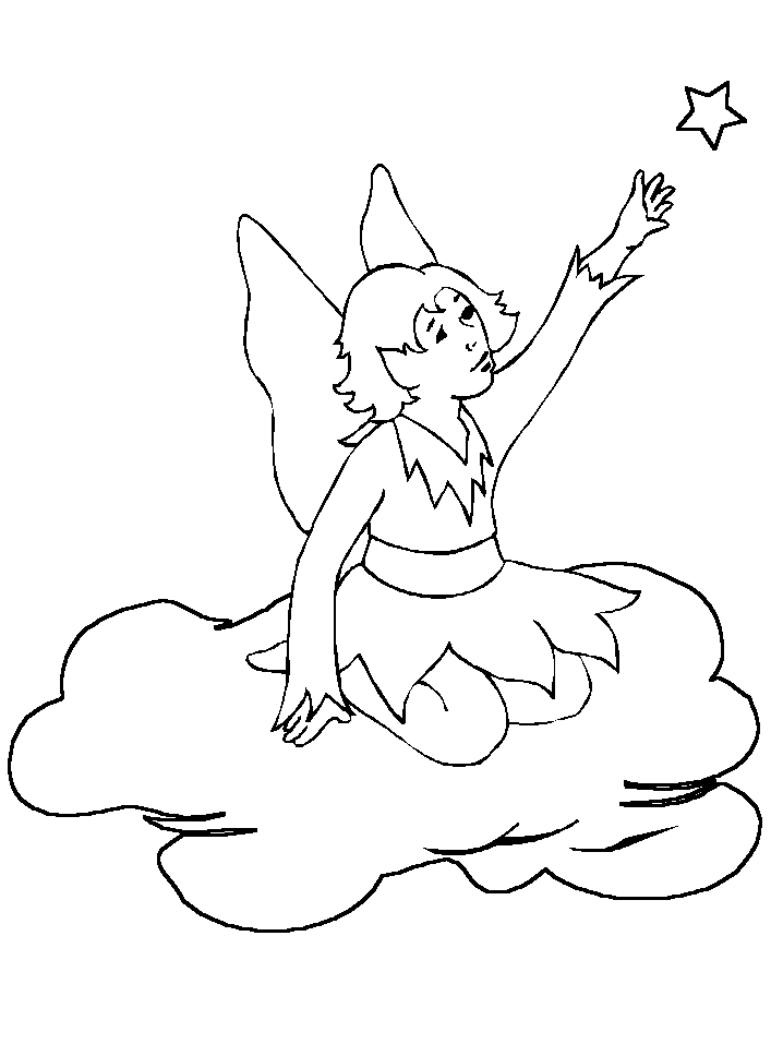 Coloriages Anges - Angel