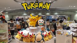 Une boutique consacrée à la franchise Pokémon