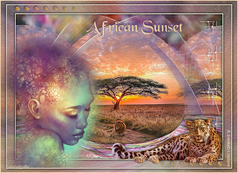 *** African Sunset ***