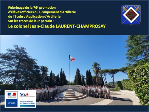 * Juin  2022 : Lieutenant colonel Jean-Claude Laurent-Champrosay - 3  - Voyage d'études à Rome 