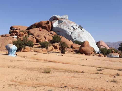 Les rochers peints