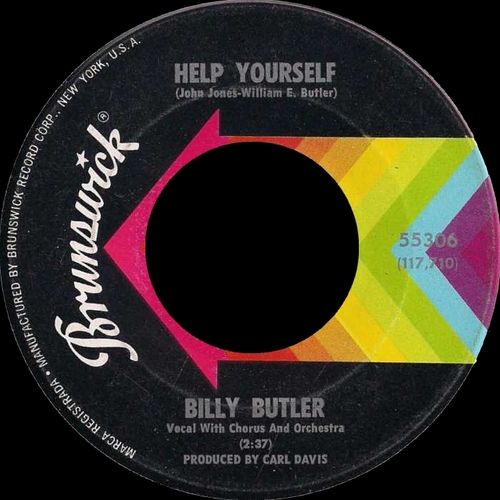 Billy Butler : Album " Right Track " Okeh Records OKS 14115 [ US ]