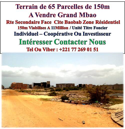 L`Immobilier Au Senegal Appellez Nous  Au +221 77 269 01 51