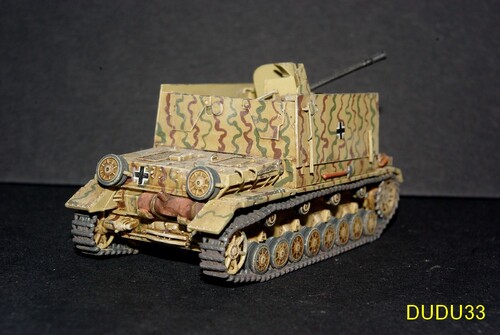 Allemagne 39/45-Flakpanzer IV Mobelwagen fur flakwierling 38