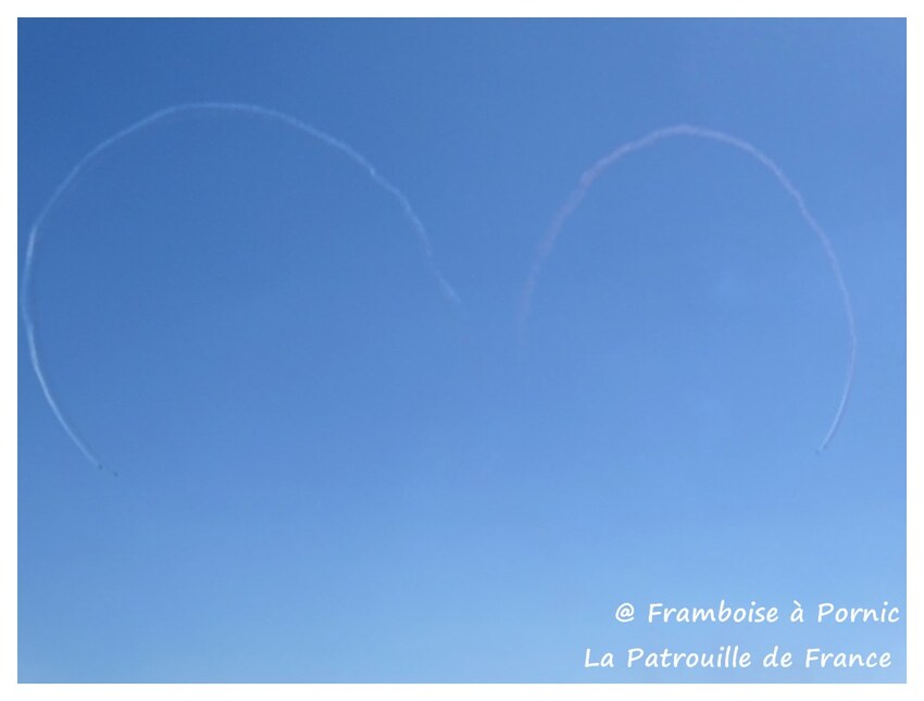 Pornic, Patrouille de France, le rafale et le voltigeur de l'Armée de l'Air 2016