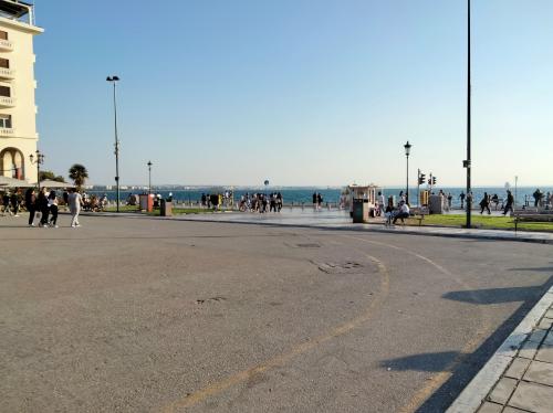 Promenade sur le front de mer , Thessalonique