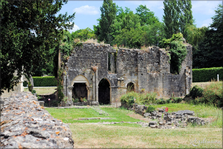 Photo des ruines de l'Abbaye Saint Maurice de Blasimon 
