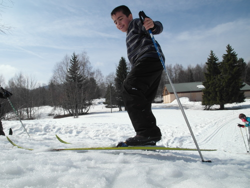 Ski de fond à la Féclaz CE2 CM1 CM2