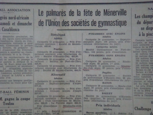 mca gymnastique se distingue à minérville juin 1939