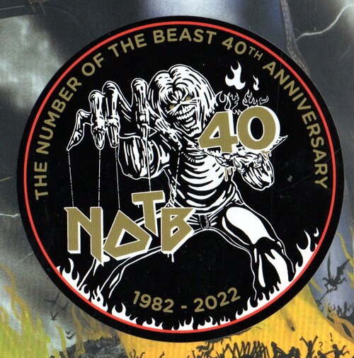 Ajout LP: The number of the beast, 40ème anniversaire
