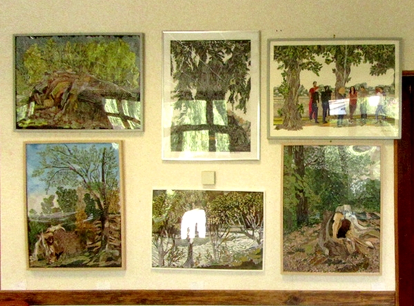 Une belle exposition sur "le bois dans tous ses états" à Aignay le Duc, a eu beaucoup de succès ...