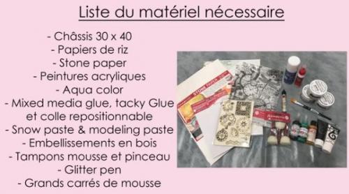 Dessin et peinture - vidéo 3256 : Un grand détour vers la "mixed-média" - toutes les techniques.
