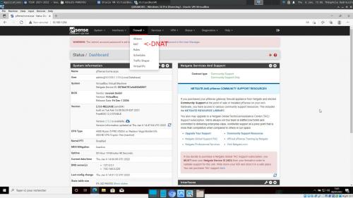 DNAT dans pfsense