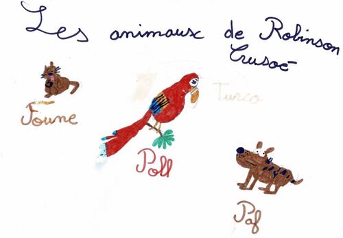 Nouveaux dessins sur Robinson