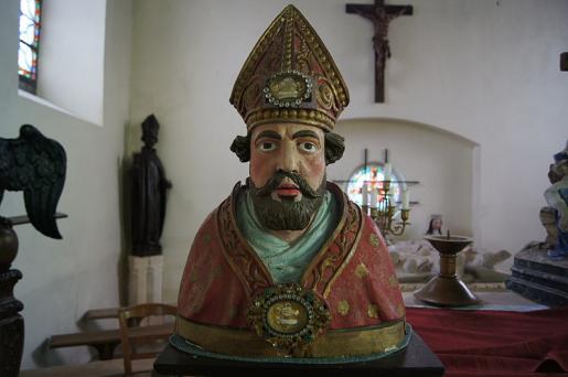 Relique Tête Saint-Germain d'Ecosse Eglise Saint-Germain de Saint-Germain-sur-Bresle ERNOUF Guillaume.JPG