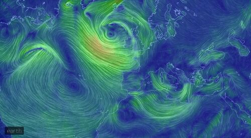 Une carte des vents en direct