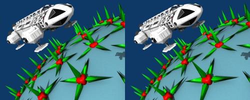 Aigle survolant bulle
