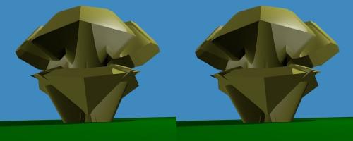 Temple - vue 2 en stéréo