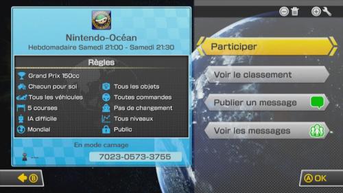  2 Session filmée mario kart 8 de 18h à 18h30 et de 21h à 21h30