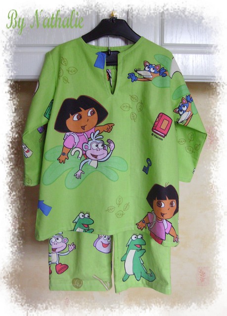 Un pyjama Dora - By Nathalie