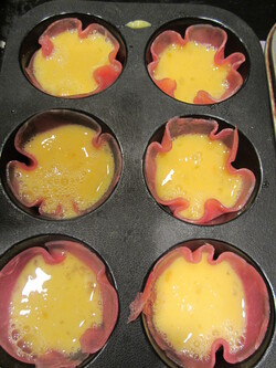 Recette du soir bacon-oeufs