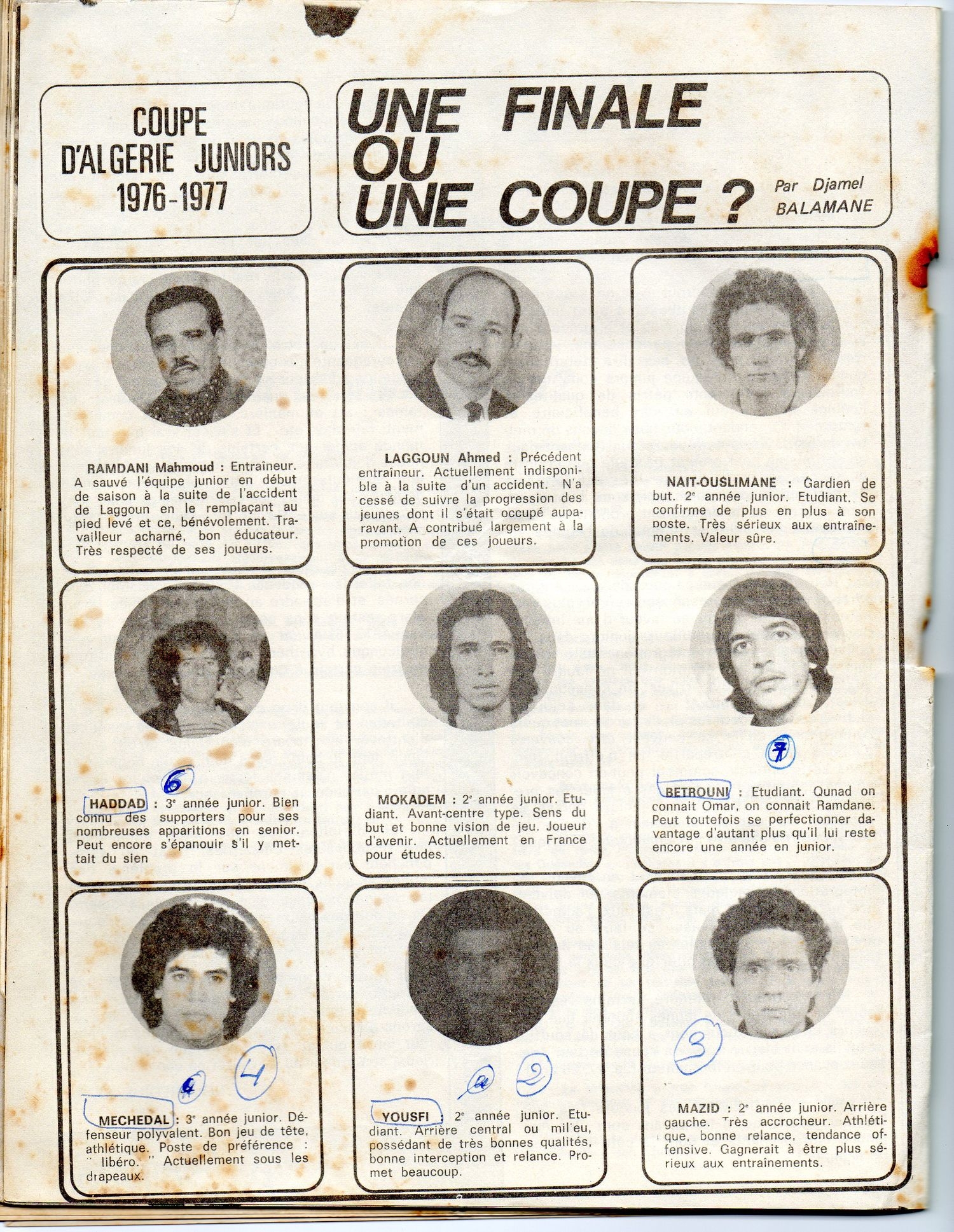 N°  6 - Février et Mars 1977