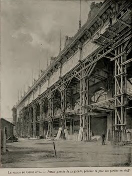 Expositions universelles.1900 Palais génie civile