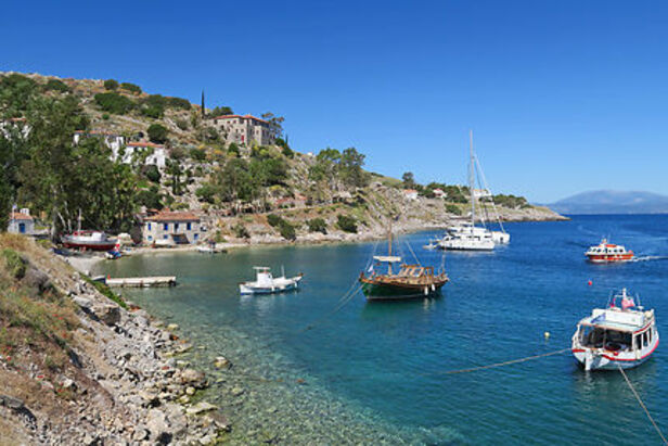 Randonnées et plages à Hydra