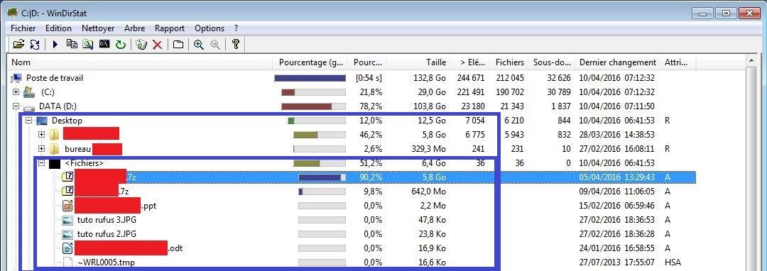 Libérer de l'espace disque : Analyser en détail les fichiers et dossiers dans les partitions avec Windirstat