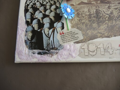 Projet en cours : un collage sur la WWI