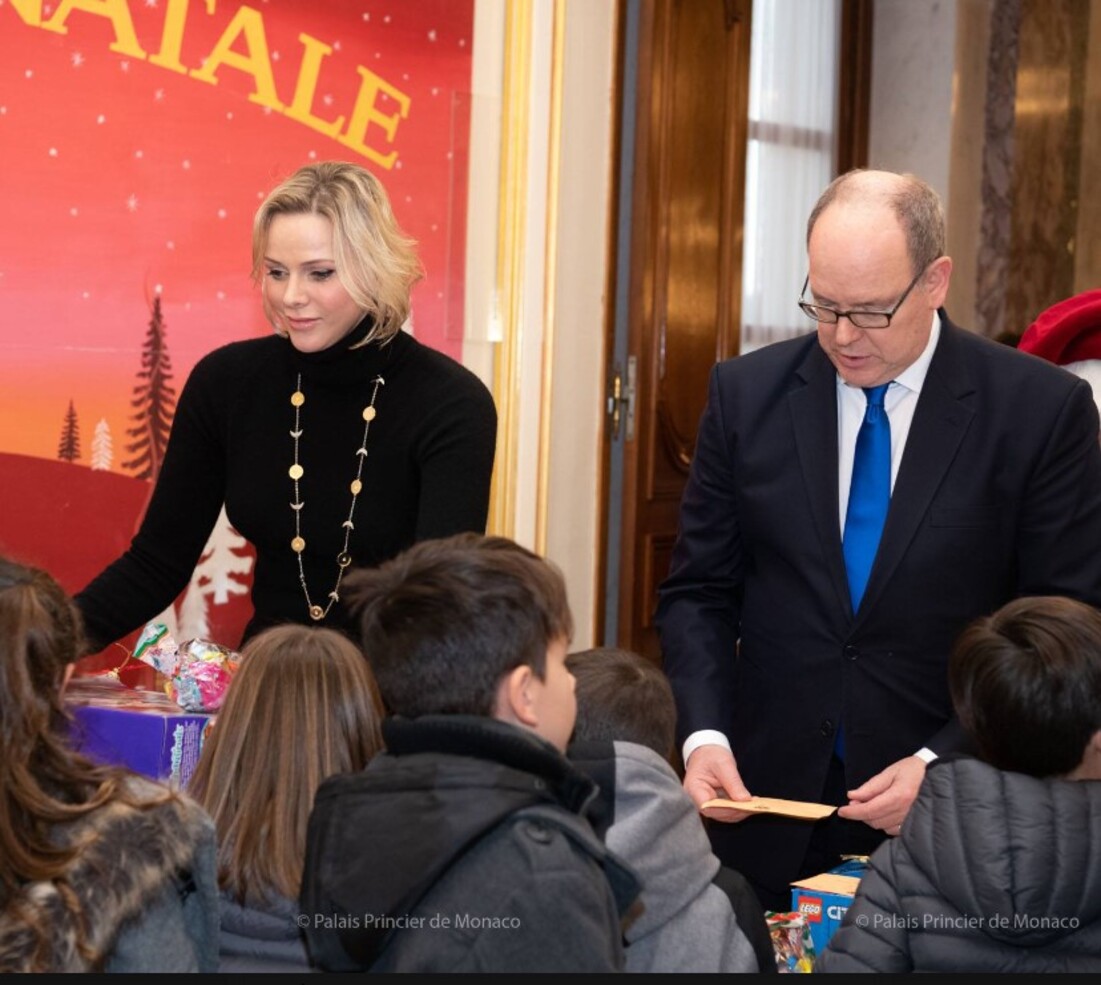 Noel au palais avec le prince Albert et la princesse Chalene
