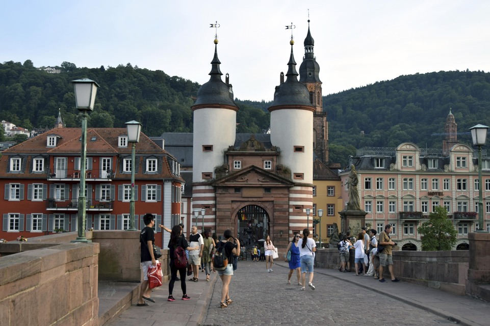 J34 - Heidelberg - Le pont vieux et ses 2 tours