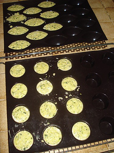 Quenelles et Mini Muffins de courgettes 5