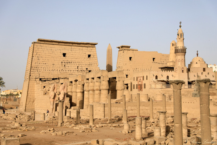 Le temple d'Amon à Louxor, Thèbes, Egypte 