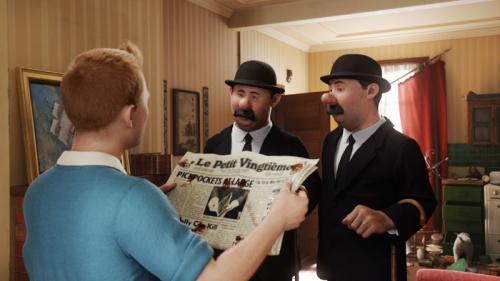 Les aventures de Tintin Le secret de la licorne de Steven Spielberg
