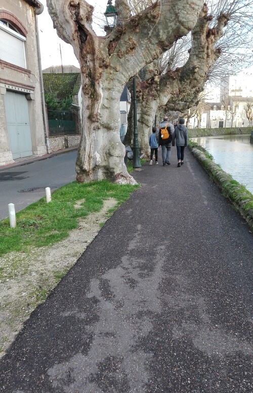 À Montargis, avec JUles et Max